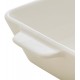 Refratário 23,5x15x5cm Porcelana Com Alça Basic Branco